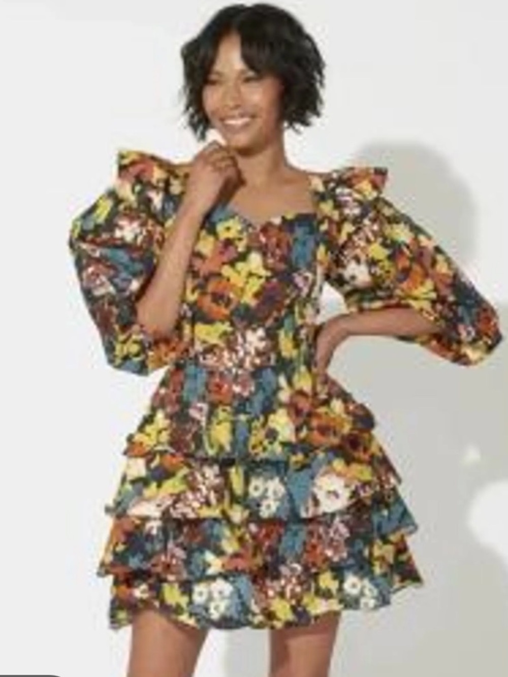 Cleobella Amerie Mini Dress - Multicolor Floral